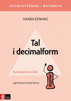 Intensivtr&auml;ning ma &aring;k 4-6 Tal i decimalform Lhl