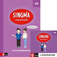 Singma matematik 4B L&auml;rarhandledning med l&auml;rarwebb 12 m&aring;n