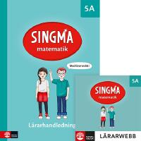 Singma matematik 5A L&auml;rarhandledning med l&auml;rarwebb 12 m&aring;n