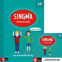Singma matematik 5B L&auml;rarhandledning med l&auml;rarwebb 12 m&aring;n