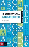 Konsten att l&auml;sa faktatexter