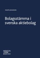 Bolagsst&auml;mma i svenska aktiebolag