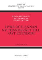 Hyra och annan nyttjander&auml;tt till fast egendom