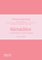 R&auml;ttsk&auml;llor : en introduktion i kritiskt t&auml;nkande