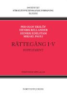 R&auml;tteg&aring;ng I-V. Supplement