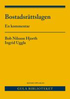 Bostadsr&auml;ttslagen : en kommentar