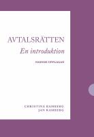 Avtalsr&auml;tten : en introduktion