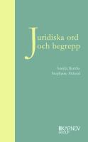 Juridiska ord och begrepp