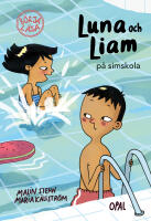 Luna och Liam p&aring; simskola