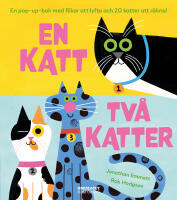 En katt, tv&aring; katter