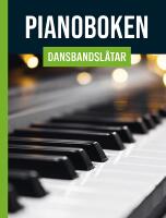 Pianoboken : dansbandsl&aring;tar