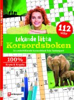 Lekande l&auml;tta korsordsboken