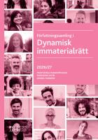 F&ouml;rfattningssamling i Dynamisk immaterialr&auml;tt : 2026/27