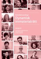 R&auml;ttsfallssamling i Dynamisk immaterialr&auml;tt : 2026/27