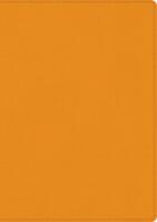Skrivbok A5 PU linjerad orange