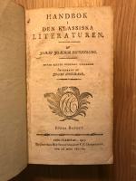 Handbok i den klassiska literaturen I-II