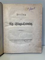 F&ouml;rslag till ny skogs-ordning.