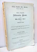 Early English Alliterative Poems in the West-Midland Dialect of the fourteenth century