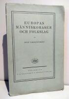 Europas m&auml;nniskoraser och folkslag