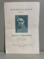Konstgalleriet katalog nr 2 : Helene Schjerfbeck. Utst&auml;llning 18 maj - 8 juni 1941. 