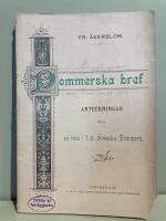 Pommerska bref : anteckningar fr&aring;n en resa i f. d. svenska Pommern