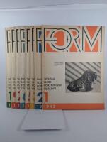 Form. Svenska sl&ouml;jdf&ouml;reningens tidskrift [1943, komplett].