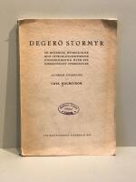 Deger&ouml; Stormyr. En botanisk, hydrologisk och utvecklingshistorisk unders&ouml;kning &ouml;ver ett nordsvenskt myrkomplex.