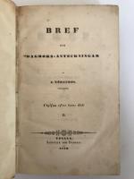  Bref och dagboks-anteckningar I-II