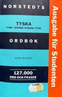 Norstedts tyska ordbok : tysk-svensk/svensk-tysk : 127000 ord och fraser