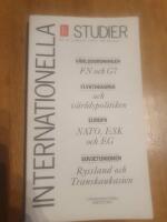 Internationella studier nr 4. vintern 1991
