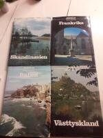 Bokpaket, 4 Dr&ouml;mv&auml;gar, Skandinavien, Italien, Frankrike, V&auml;sttyskland