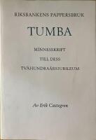 Riksbankens pappersbruk Tumba : minnesskrift till dess tv&aring;hundra&aring;rsjubileum &aring;r 1955