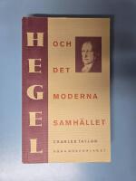 Hegel och det moderna samh&auml;llet 