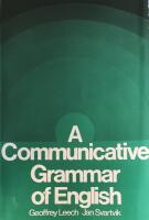 A Communicative Grammar of English