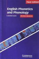 English phonetics and phonology : a practical course