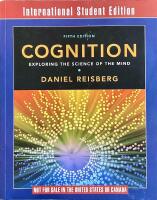 Cognition - exploring the science of the mind