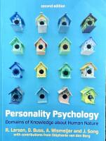 Personality psychology  domains of knowledge about human nature