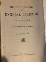 Ordf&ouml;rteckning till engelsk l&auml;sebok f&ouml;r realskolan