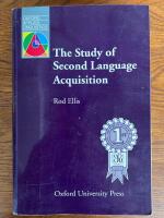The Study of Second Language Acquisition