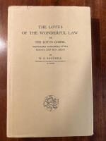 The Lotus of the Wonderful Law, or The Lotus Gospel: Saddharma Pundarika Sutra