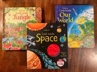 Look inside Space + the Jungle + Our world