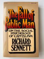 The fall of public man