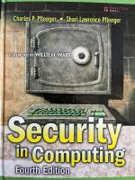 Security in computing