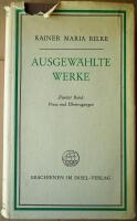 Ausgew&auml;hlte Werke : Zweiter band : Prosa und &Uuml;bertragungen