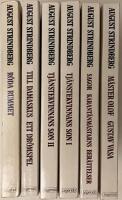 R&ouml;da rummet, Till Damaskus, ett dr&ouml;mspel, Tj&auml;nstekvinnans son I och II, Sagor Karant&auml;nm&auml;starns ber&auml;telser, M&auml;ster Olof, Gustav Vasa