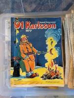 91:an Karlsson &aring;rg&aring;ngar 1979, 1972, 1973, 1974, 1975, 1977, 1978, 1980, 1981, 1982, 1983, 1984, 1986, 1987, 1988, 1989, 1991, 1992, 1995, 1996, 1997, 2000, 2002, 2007, 2008, 2009, 2012, 2015, 2016, och 2017 (30 &aring;rg&aring;ngar)