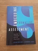 Embedding formative assessment - Practical techniques for K-12 classrooms