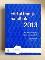F&ouml;rfattningshandbok f&ouml;r personal inom h&auml;lso- och sjukv&aring;rden. 2013 (bok med onlinetj&auml;nst)