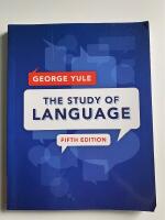 The study of language