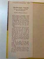 John Burroughs: Naturalist - The story of his work and family by his granddaughter